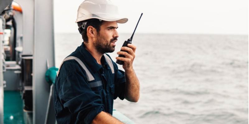 How best to communicate at sea?